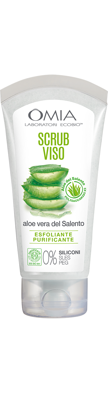 Image of Scrub Viso Aloe Vera Del Salento Omia Laboratori Ecobio 75ml033