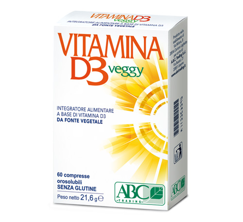 Image of Vitamina D3 Veggy ABC Trading 60 Compresse Orosolubili033