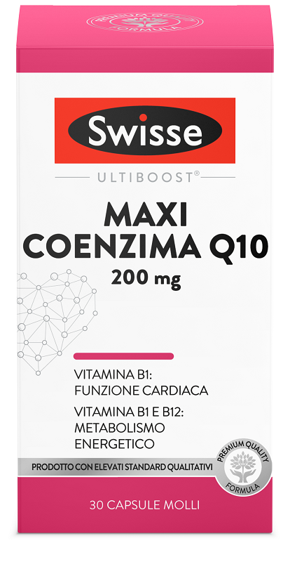 Image of Swisse Maxi Coenzima Q10 Integratore Alimentare 30 Capsule