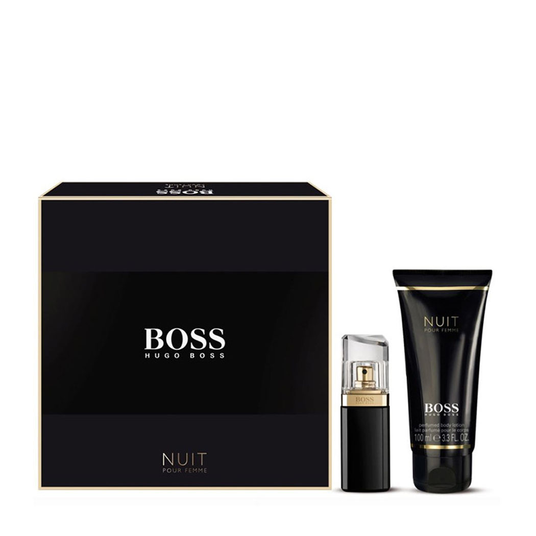 Image of Boss Nuit Pour Femme Donna Cofanetto EdP + Body Lotion Hugo Boss