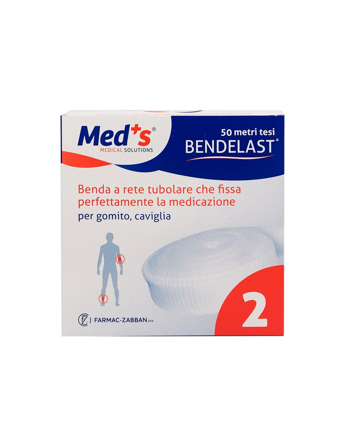 Image of Med&#39;S Bendelast Calibro 2 Farmac-Zabban 1x50m