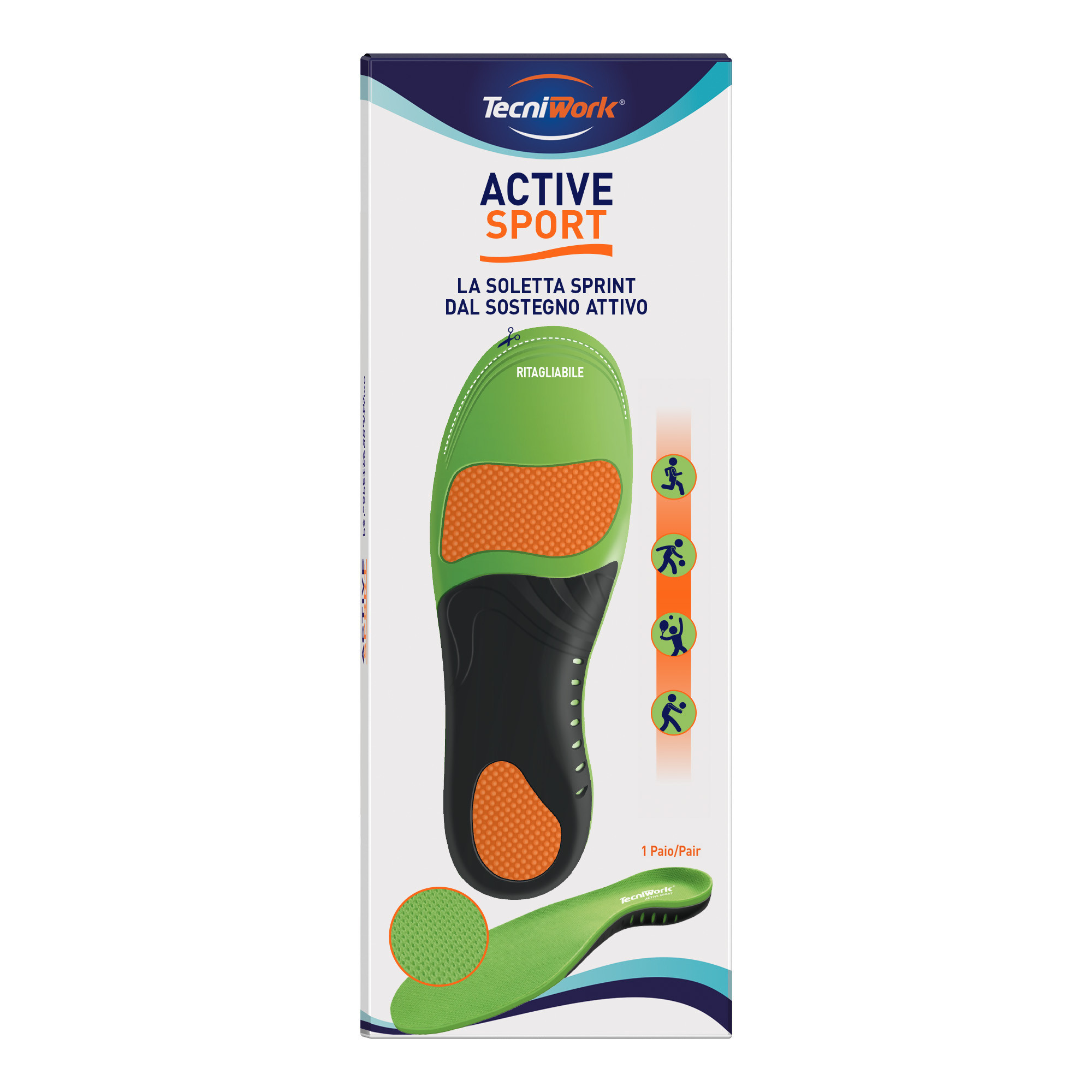 Image of Solette Active Sport XS 35-38 Tecniwork(R) 1 Paio033