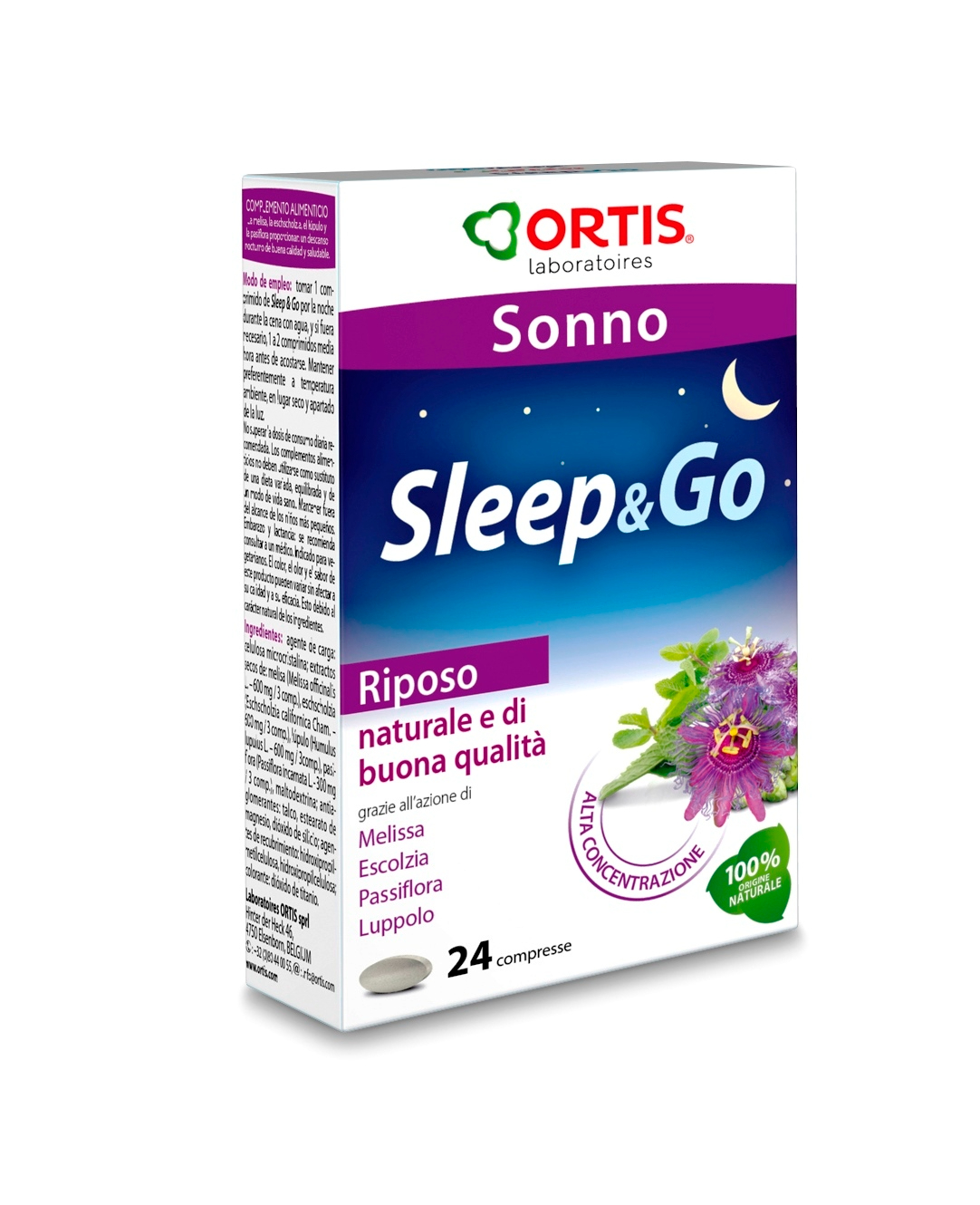 Image of Sleep & Go Sonno Ortis(R) 24 Compresse033