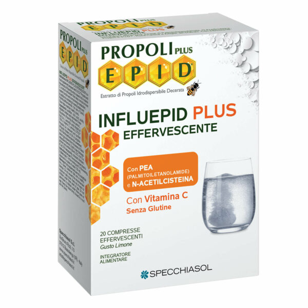 Image of Influepid Plus Propoli E.P.I.D.(R) Specchiasol 20 Compresse Effervescenti033