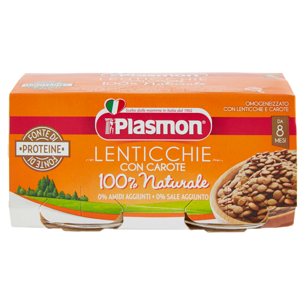 Image of Lenticchie Con Carote Plasmon 2x80g033