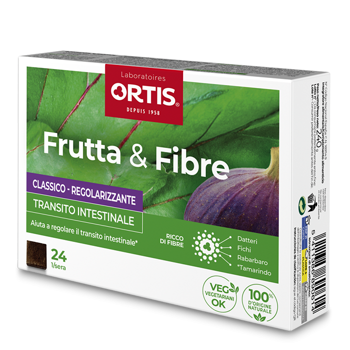 Image of Frutta & Fibre Classico Laboratoires Ortis(R) 24 Cubetti Masticabili