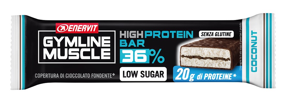 Image of GymLine Muscle High Protein Bar 36% Coconut Enervit 55g033