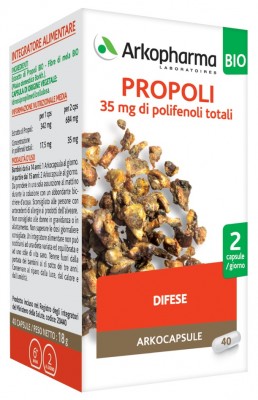 Image of Arkocapsule Propoli Bio Arkopharma 40 Capsule033