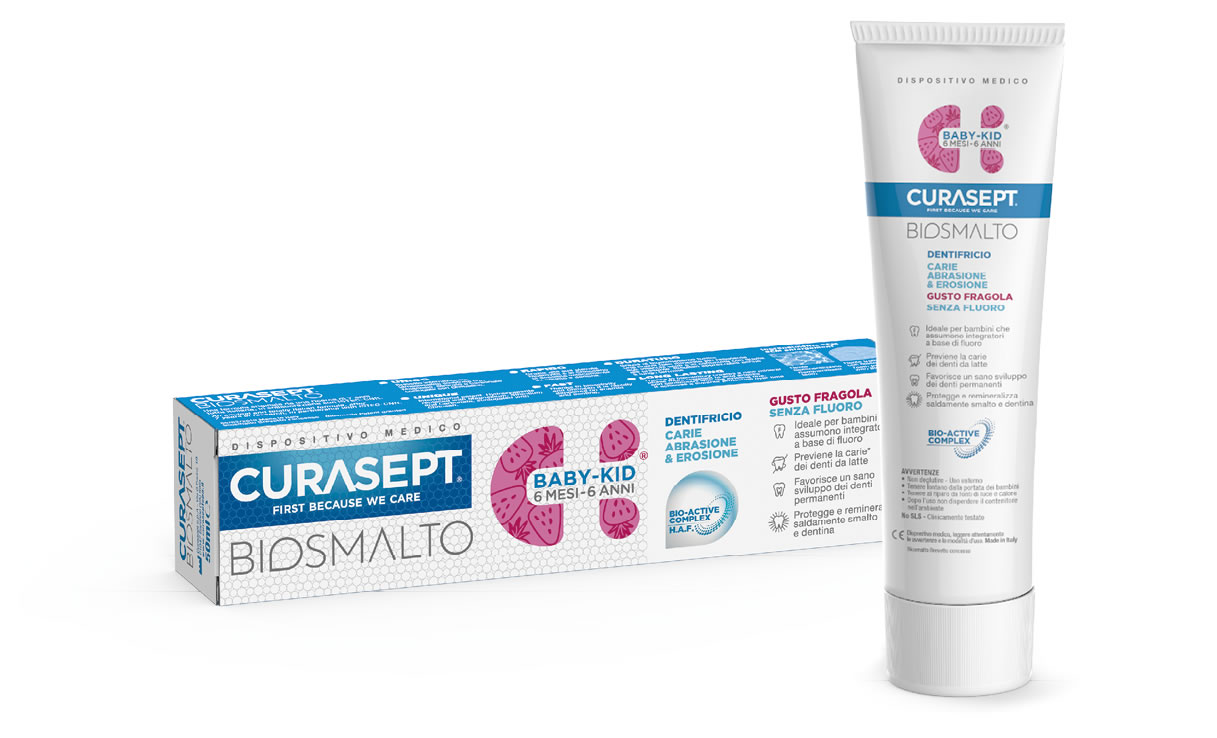 Image of Biosmalto Carie Abrasione & Erosione Baby-Kid Curasept 50ml033