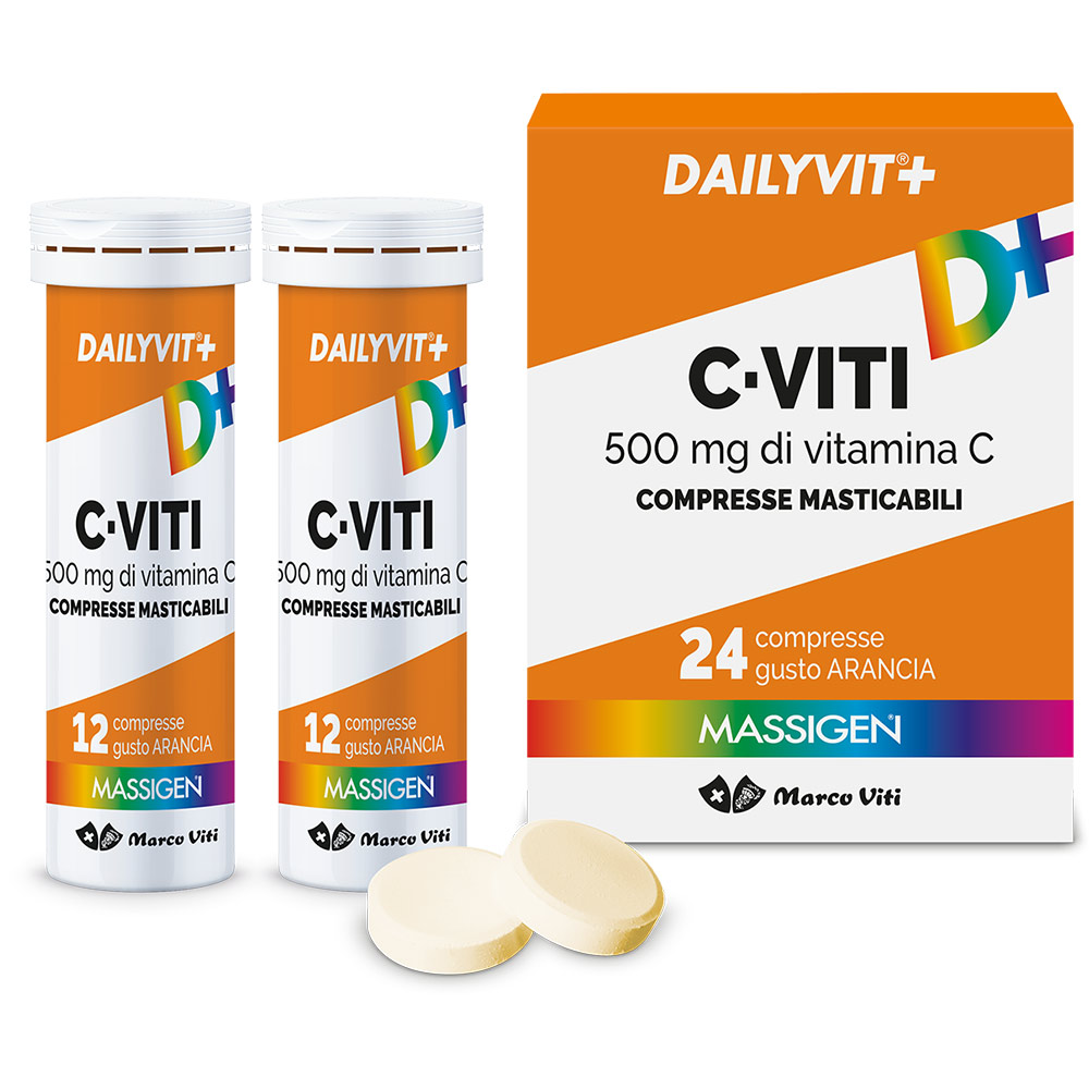 

C•Viti 500mg Masticabile DAILYVIT+ 24 Compresse