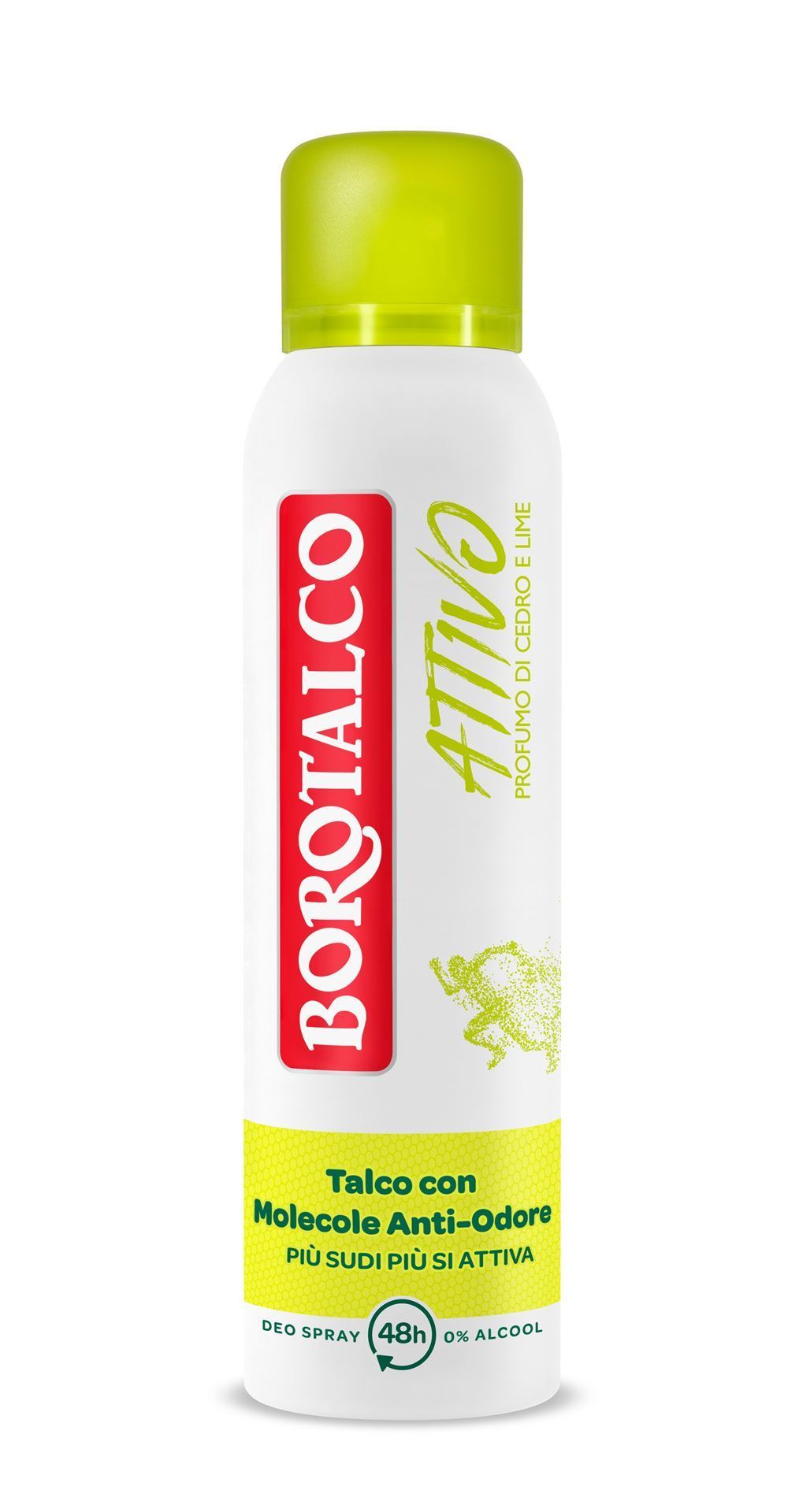 Deodorante Spray Attivo Cedro E Lime Borotalco 150ml