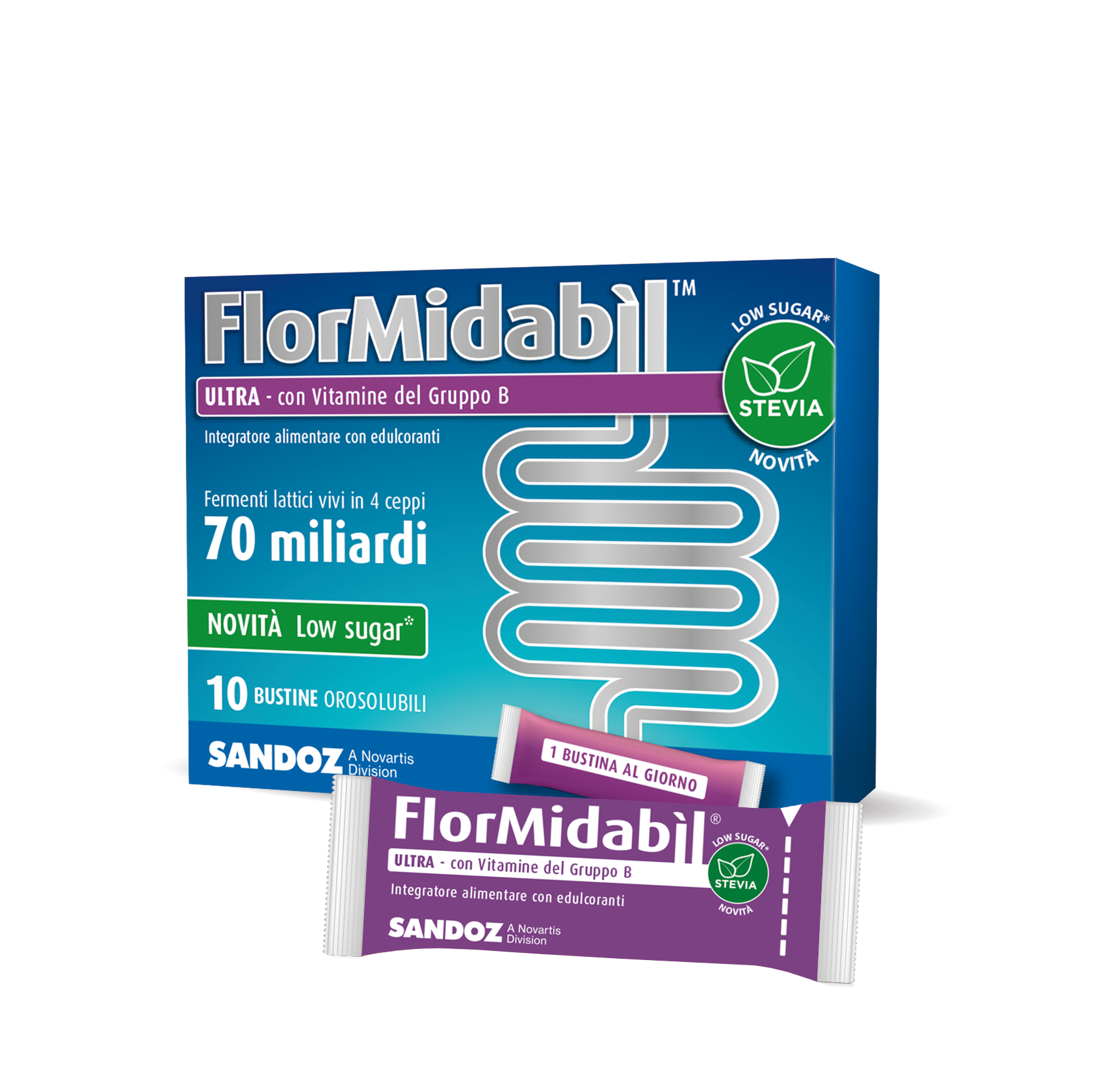 Image of FlorMidabìl Ultra Sandoz 10 Bustine