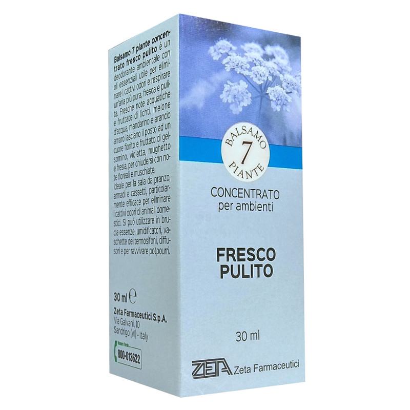 Image of Balsamo 7 Piante Concentrato Fresco Pulito Zeta Farmaceutici 30ml