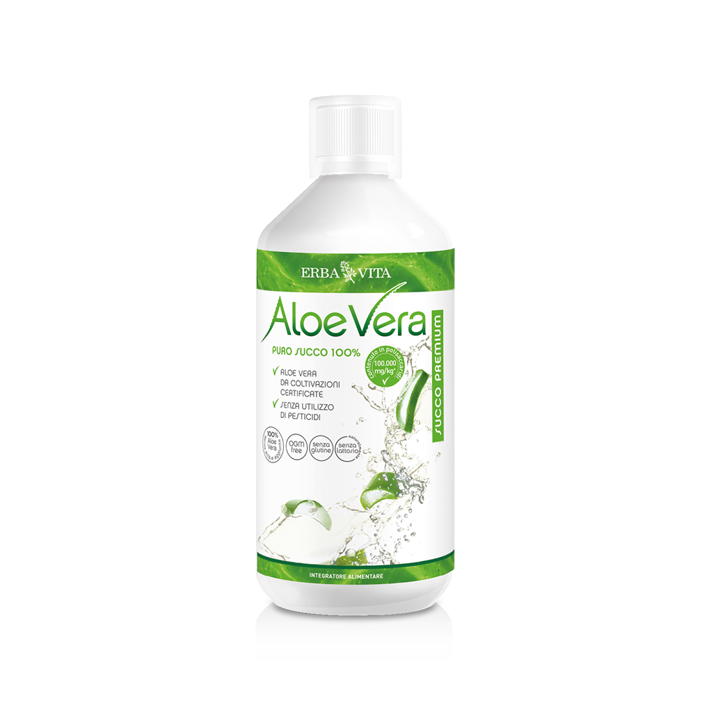 Image of Aloe Vera Succo Premium Erba Vita 500ml