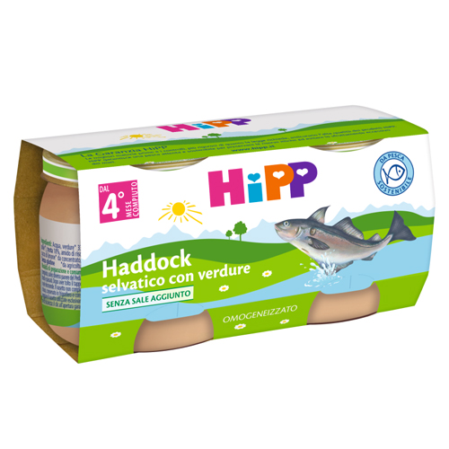 

Haddock Selvatico Con Verdure HiPP Biologico 2x80g