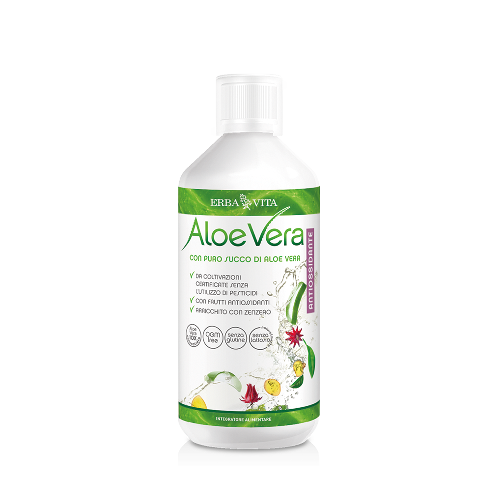 Image of Aloe Vera Puro Succo Erba Vita 500ml033