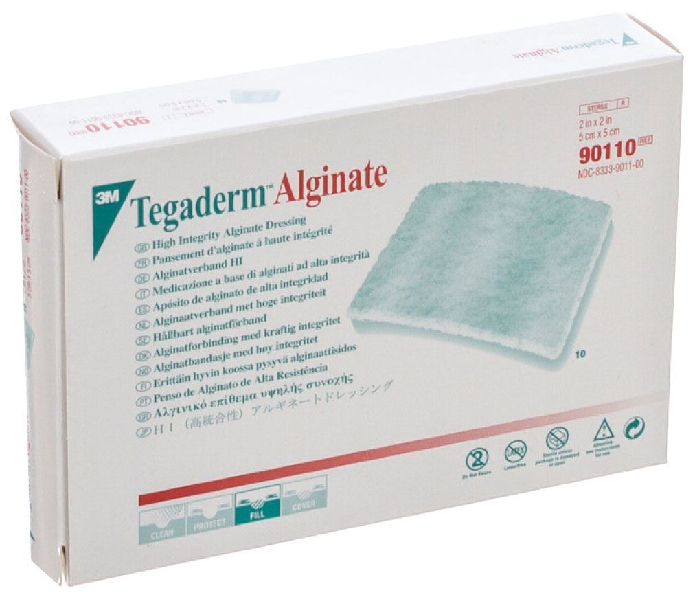 Image of Tegaderm™ Alginate 5x5cm 3M™ 10 Pezzi