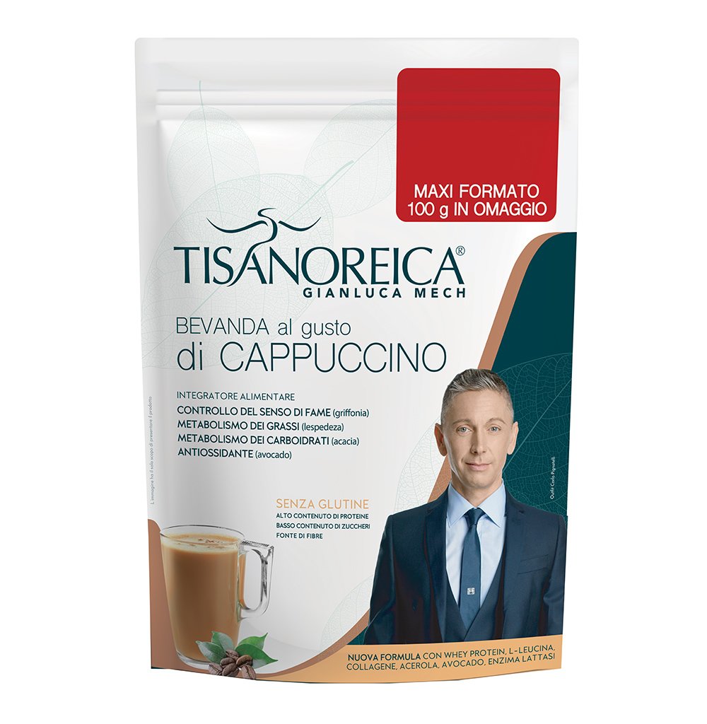 

Tisanoreica® Bevanda Al Gusto Cappuccino Gianluca Mech® 500g