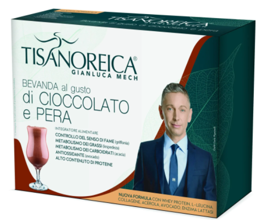 

Tisanoreica® Bevanda Gusto Cioccolato Pera Gianluca Mech® 4x29g