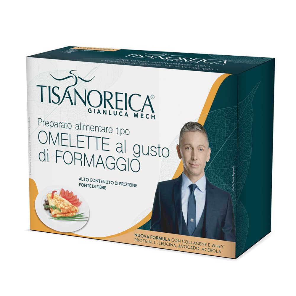 

Tisanoreica® Preparato Tipo Omelette Al Formaggio Gianluca Mech® 4x28g