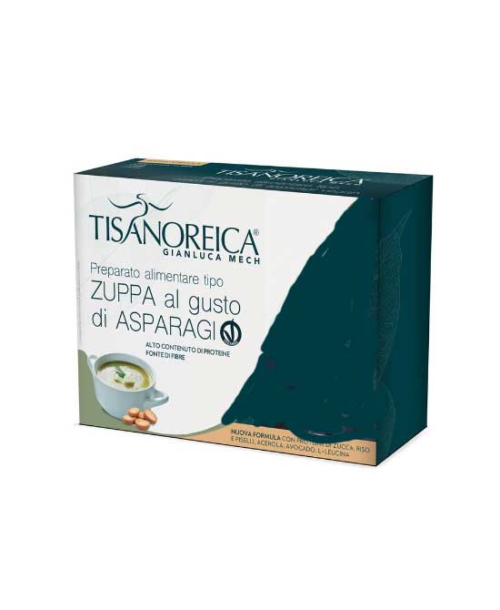 

Tisanoreica® Preparato Tipo Zuppa Gusto Asparagi Vegan Gianluca Mech® 4x34g