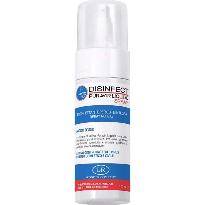 Image of Disinfect Puravir Spray Wonder Company 100ml033