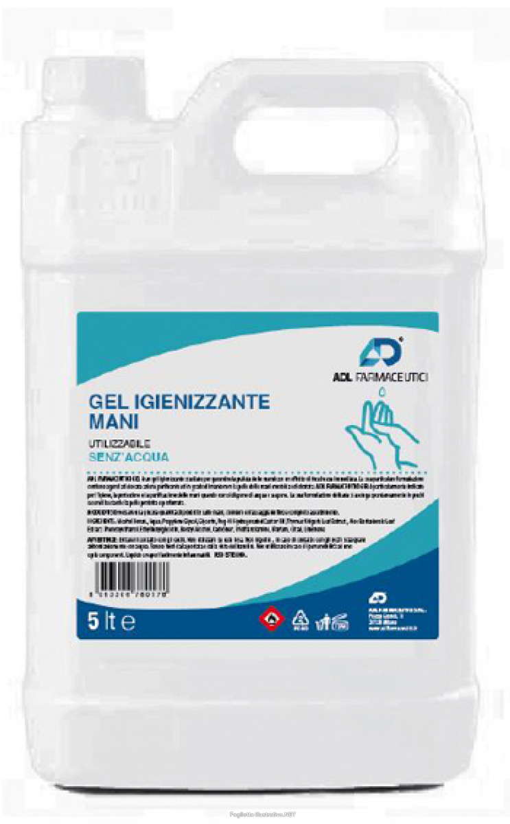 Image of Gel Igienizzante Mani ADL Farmaceutici(R) 5lt