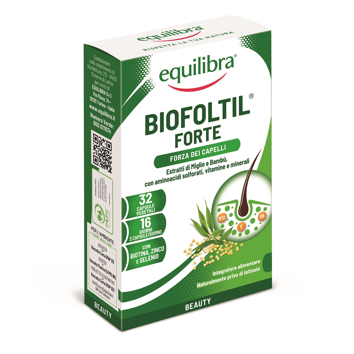Image of Biofoltil Forte(R) Equilibra(R) 32 Capsule Vegetali