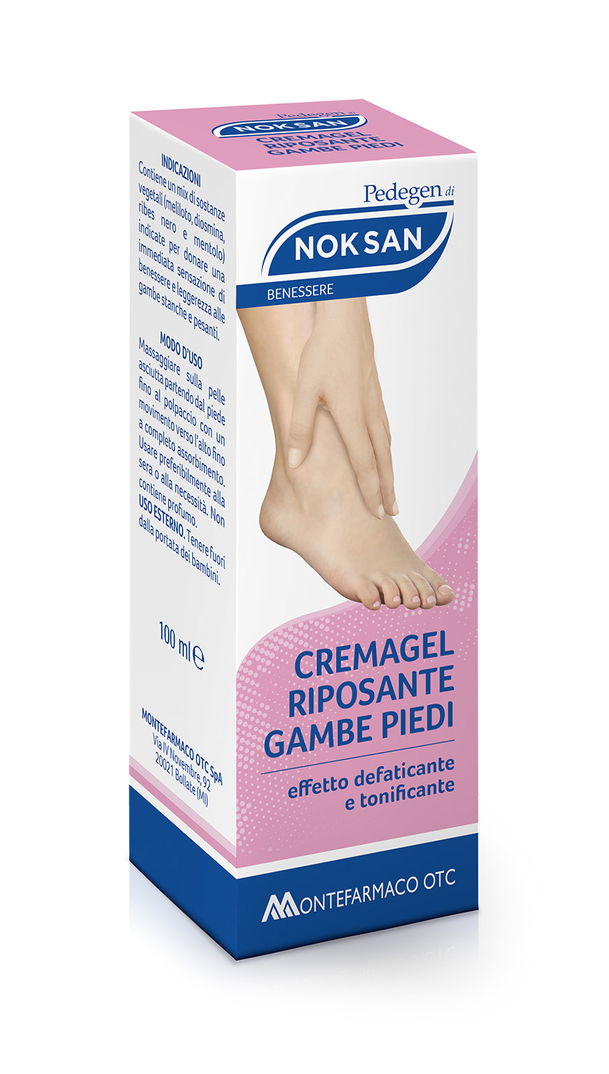 

Pedegen di Noksan® Cremagel Riposante Gambe E Piedi Montefarmaco 100ml