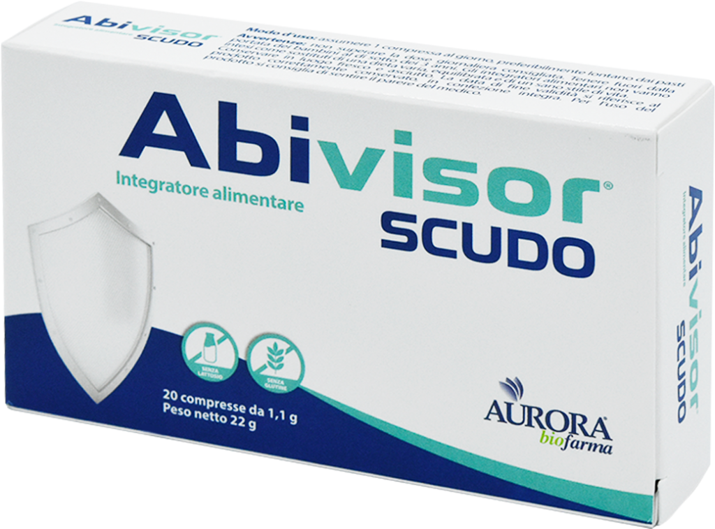 Image of Abivisor Scudo Aurora BioFarma 20 Compresse
