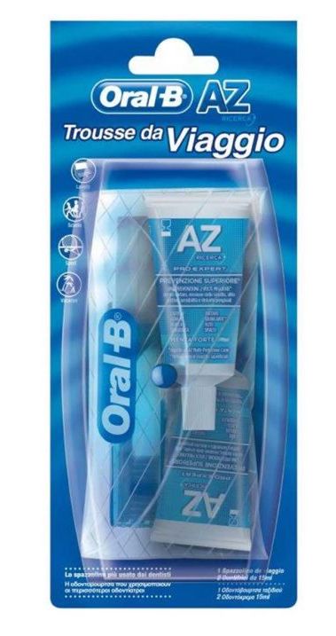 

Oral-B® TRAVEL PACK SPAZZOLINO + DENTIFRICIO AZ