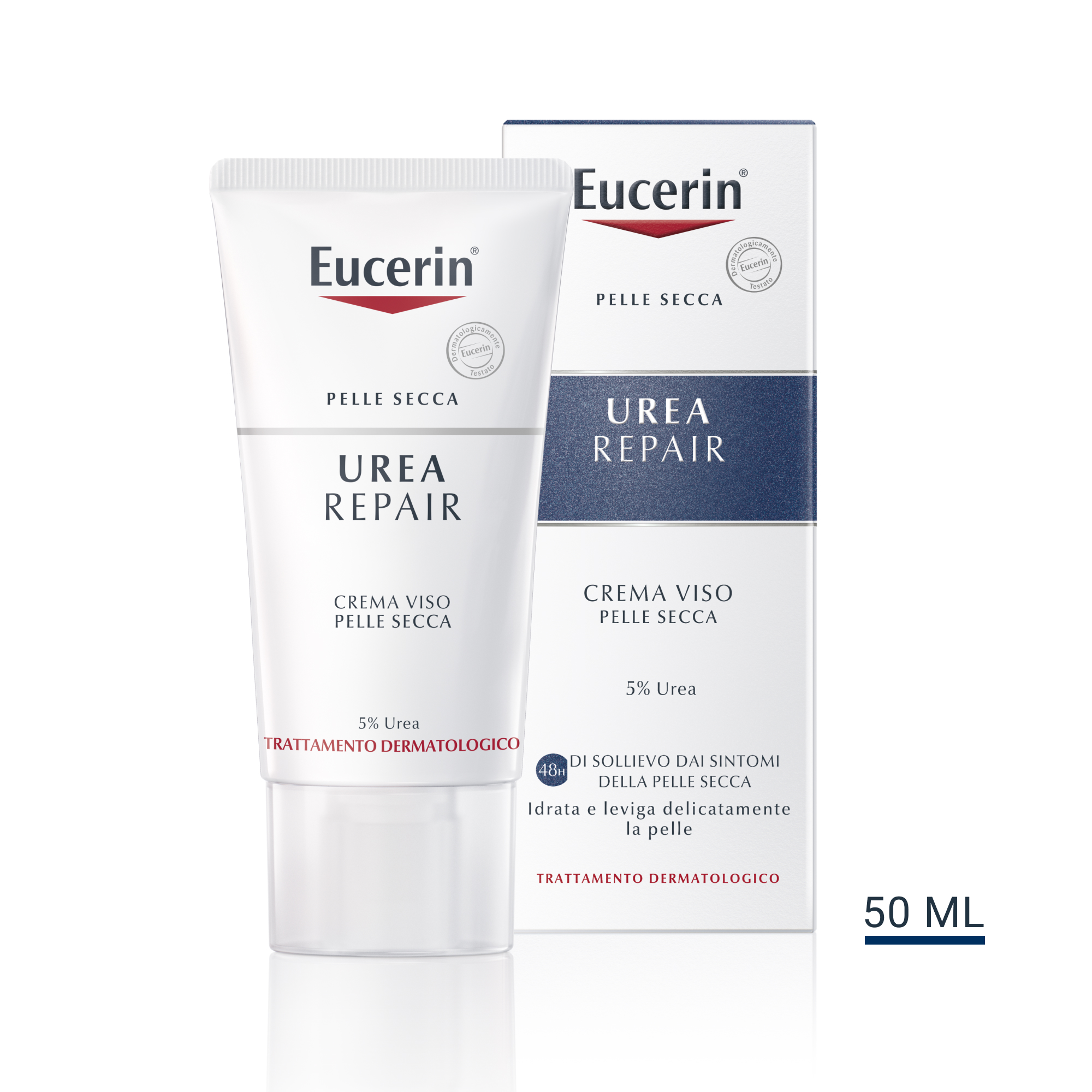 Image of UreaRepair Crema Viso Levigante 5% Urea Eucerin 50ml033