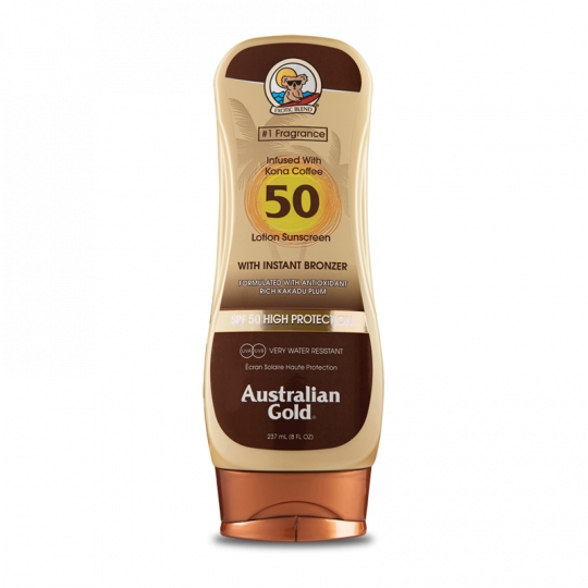 

Spf50 Lotion With Instant Bronzer Australian Gold 237ml