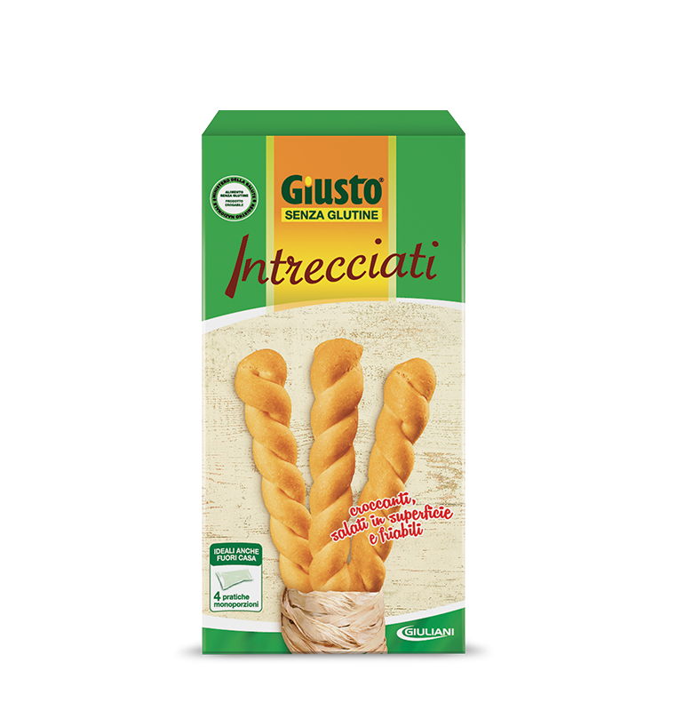 

Intrecciati Giusto Senza Glutine 180g