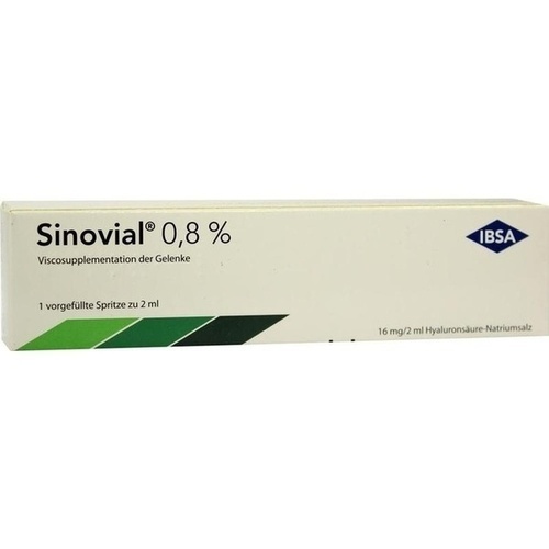 Image of Sinovial 0,8% 16 mg/2 ml IBSA 2ml033