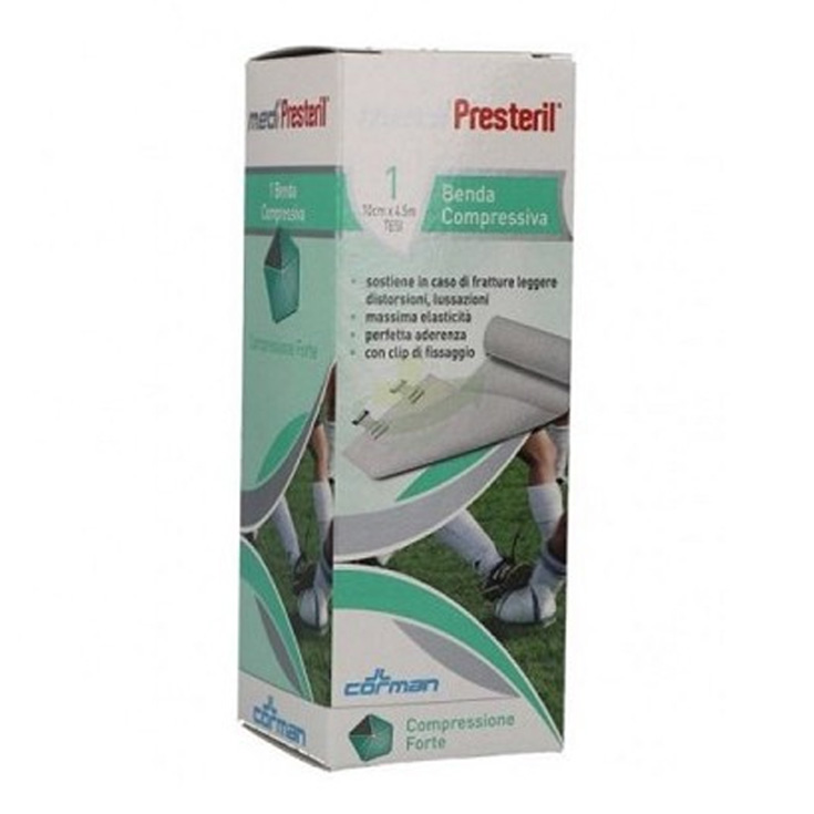 Image of Medipresteril(R) Benda Elastica Compressione Forte 10X450cm033