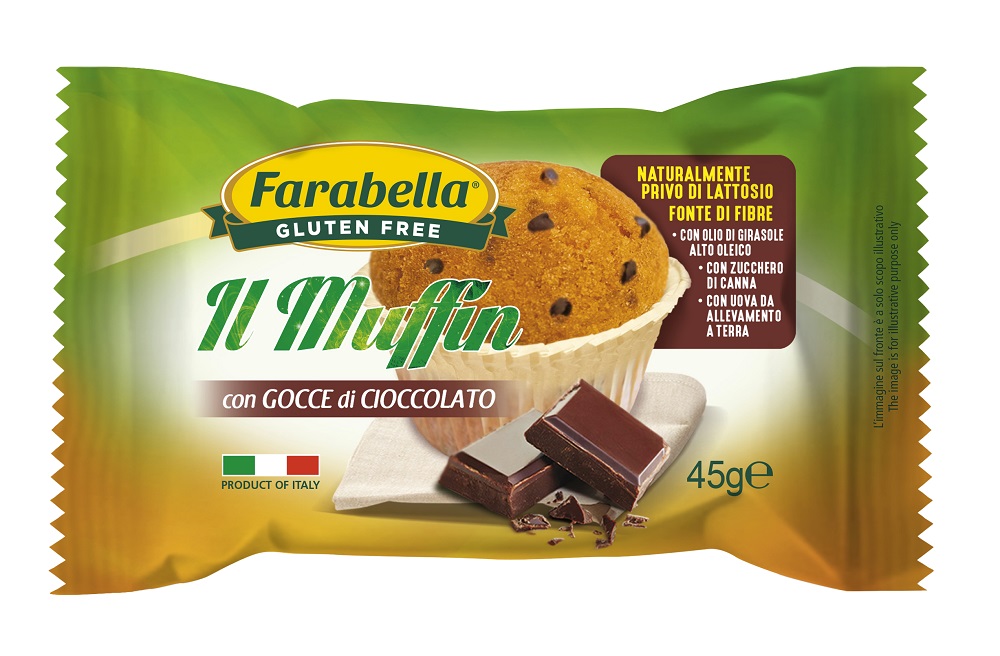 Image of Il Muffin Con Gocce Di Cioccolato Farabella(R) 45g033