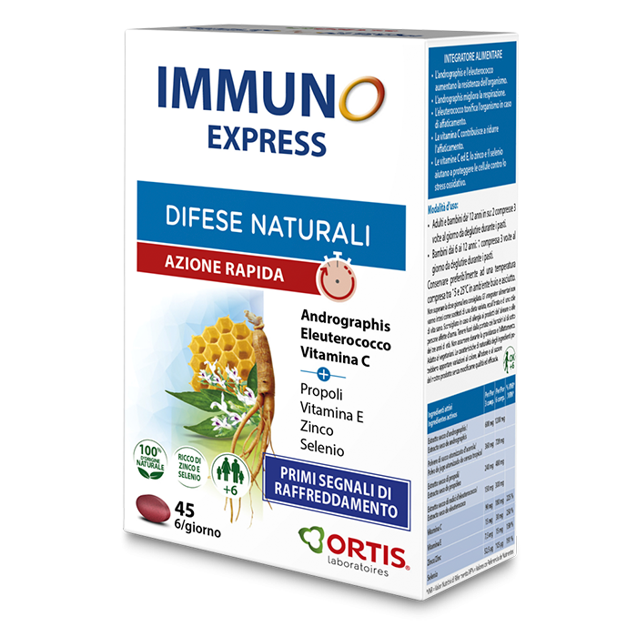 Image of Immuno Espress Difese Naturali Laboratoires Ortis(R) 45 Compresse033