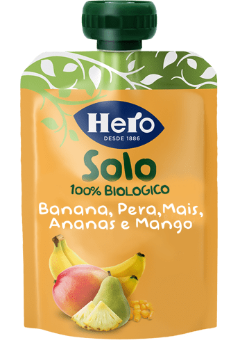 

Solo Banana Pera Mais Ananas Mango Hero 100g