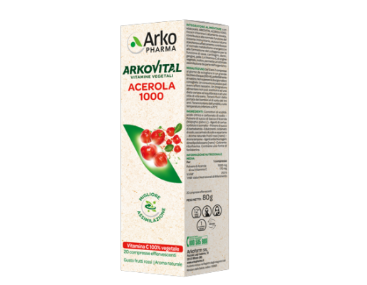 Image of Arkovital(R) Acerola 1000 Arkopharma 20 Compresse