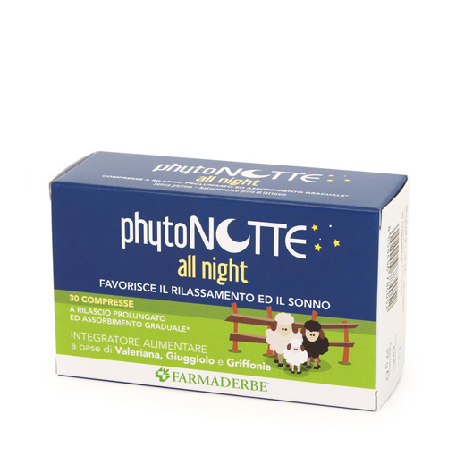 Image of Phyto Notte All Night Farmaderbe 30 Compresse