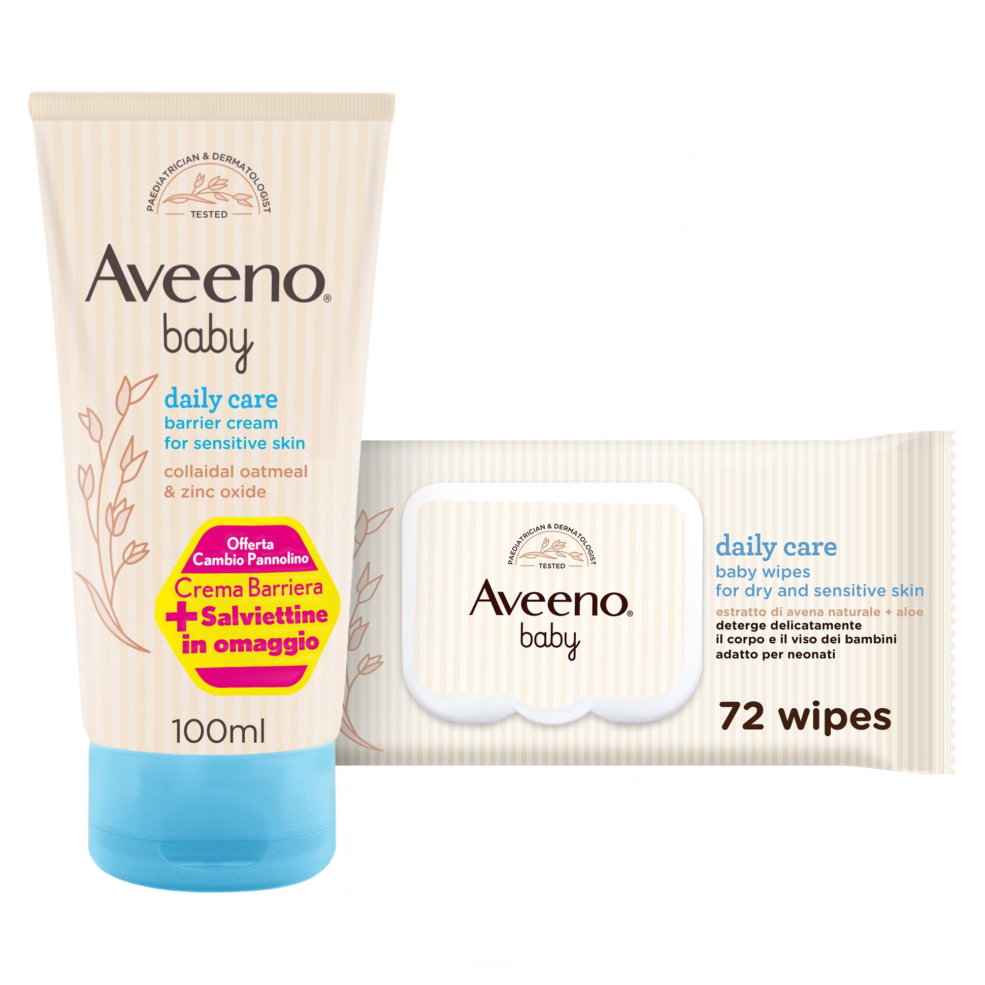 

Daily Care Crema Barriera + Salviettine Omaggio Aveeno Baby