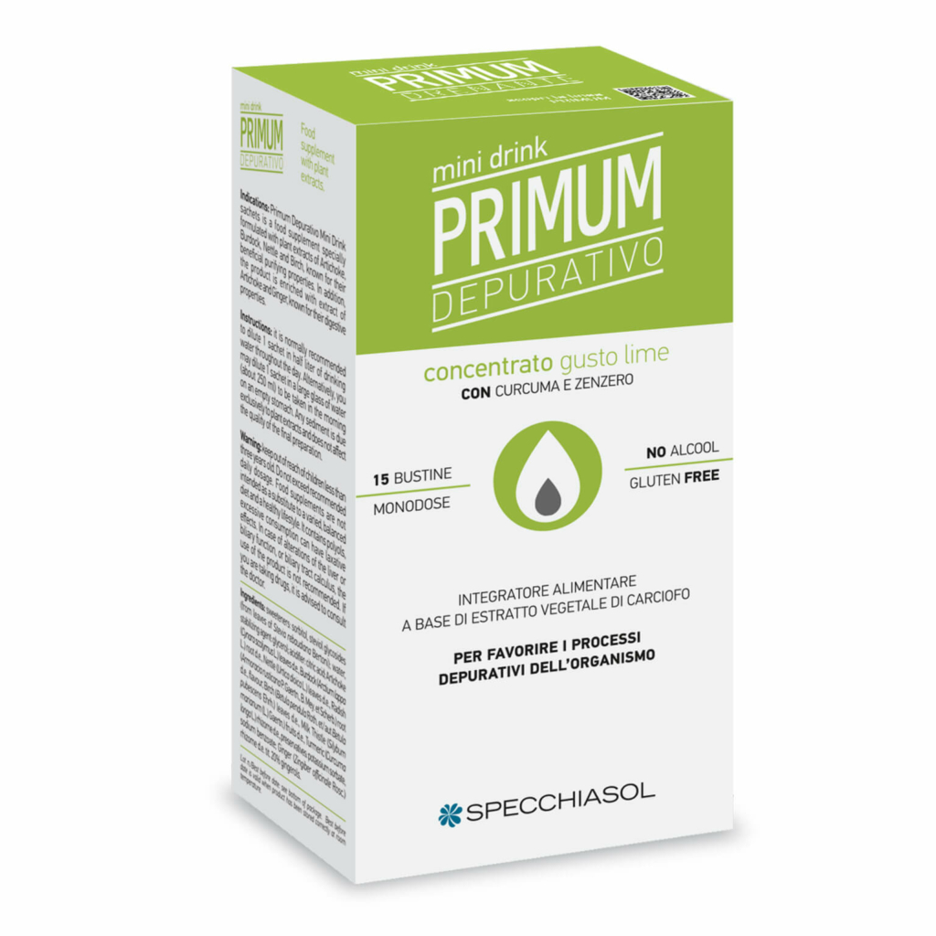 Primum Depurativo Gusto Lime Specchiasol 15 Bustine