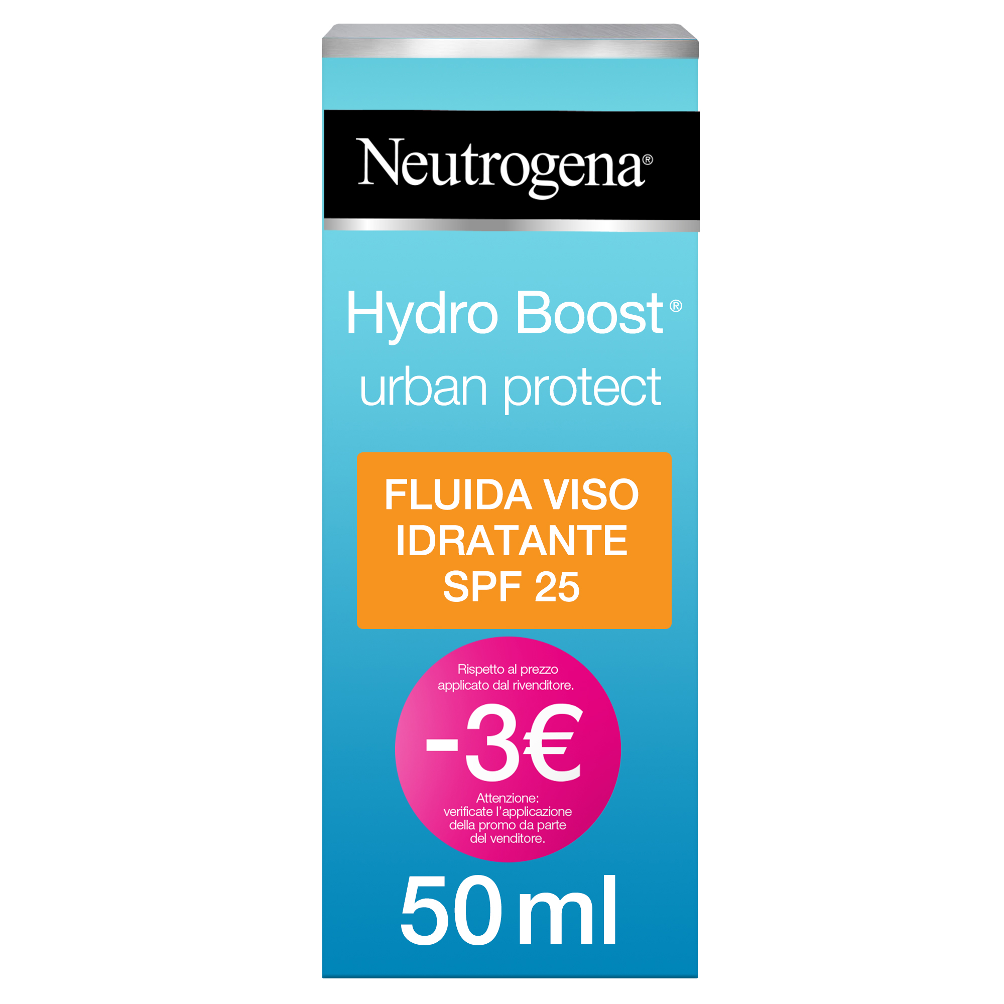 Image of Neutrogena(R) Hydro Boost(R) Urban Protect Fluida Viso SPF25 50ml PROMO033