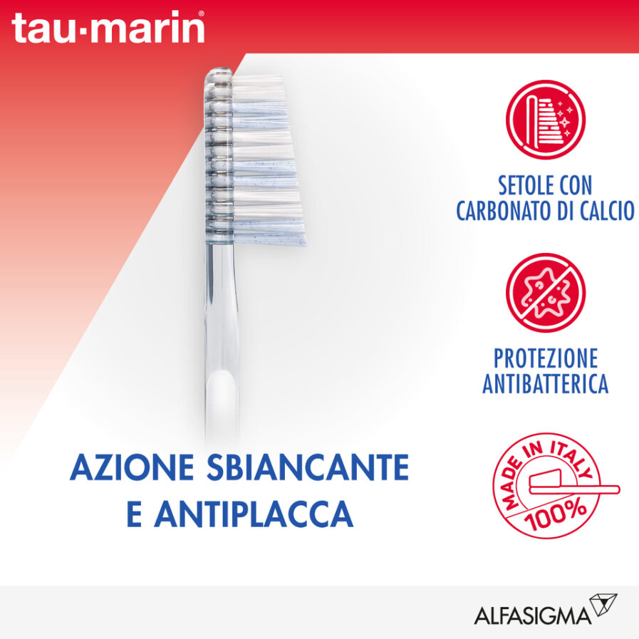 Image of Tau Marin(R) Spazzolino Professional White Setole Medie