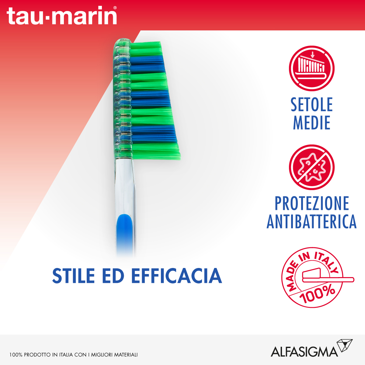 

Scalare 33 Setole Medie Tau Marin Colori Assortiti