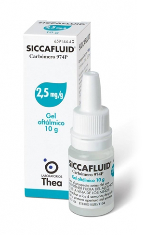 Siccafluid 2,5 mg/g Gel Oftalmico Thea 10g