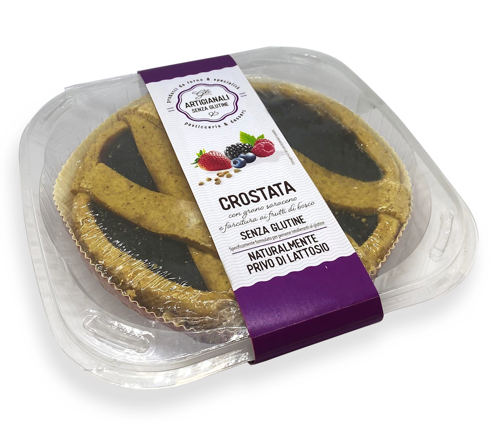 

Gli Artigianali Crostata con grano saraceno e farcitura ai frutti di bosco senza glutine Nutrifree 450g