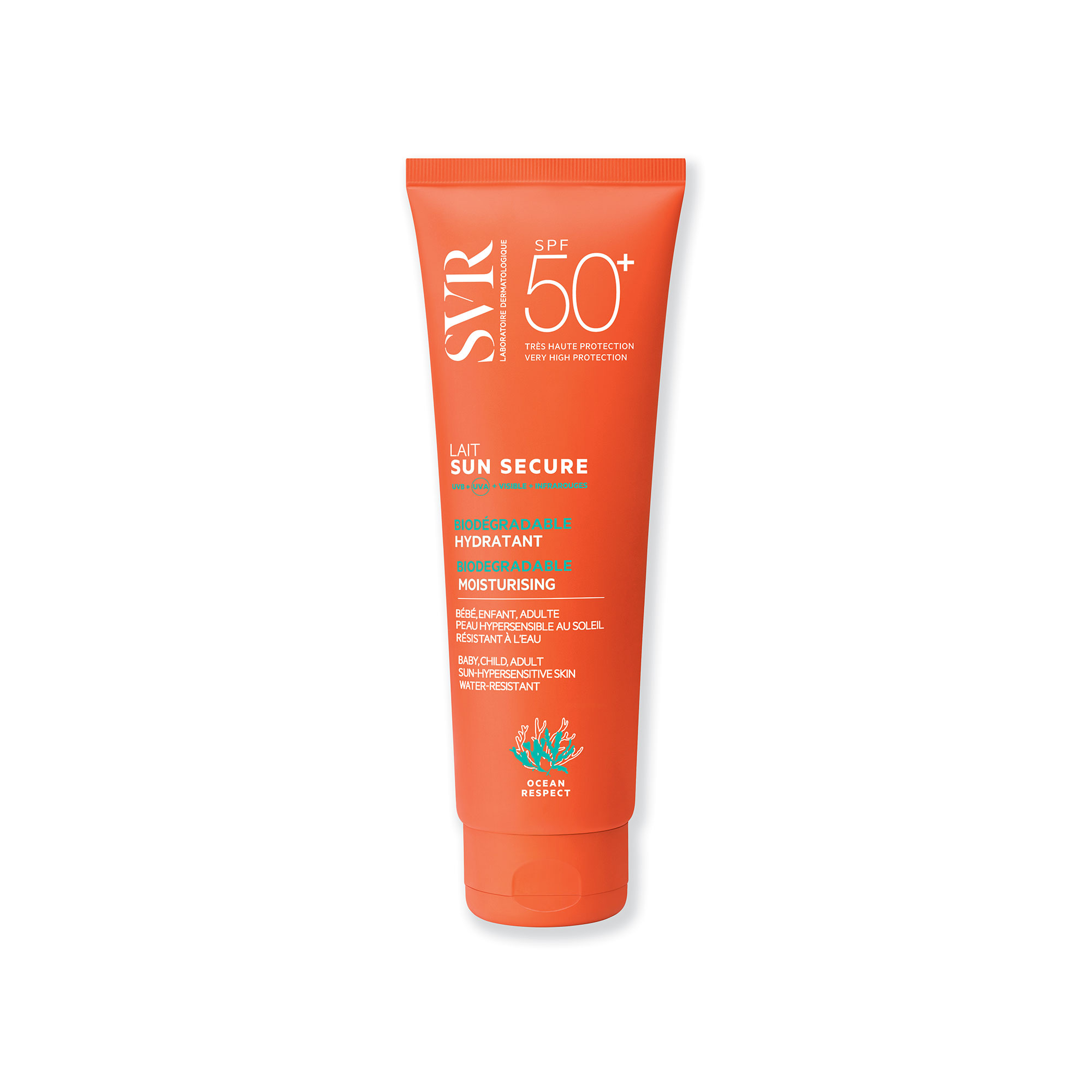 Image of Sun Secure Lait SPF50+ SVR Laboratoires 250ml033