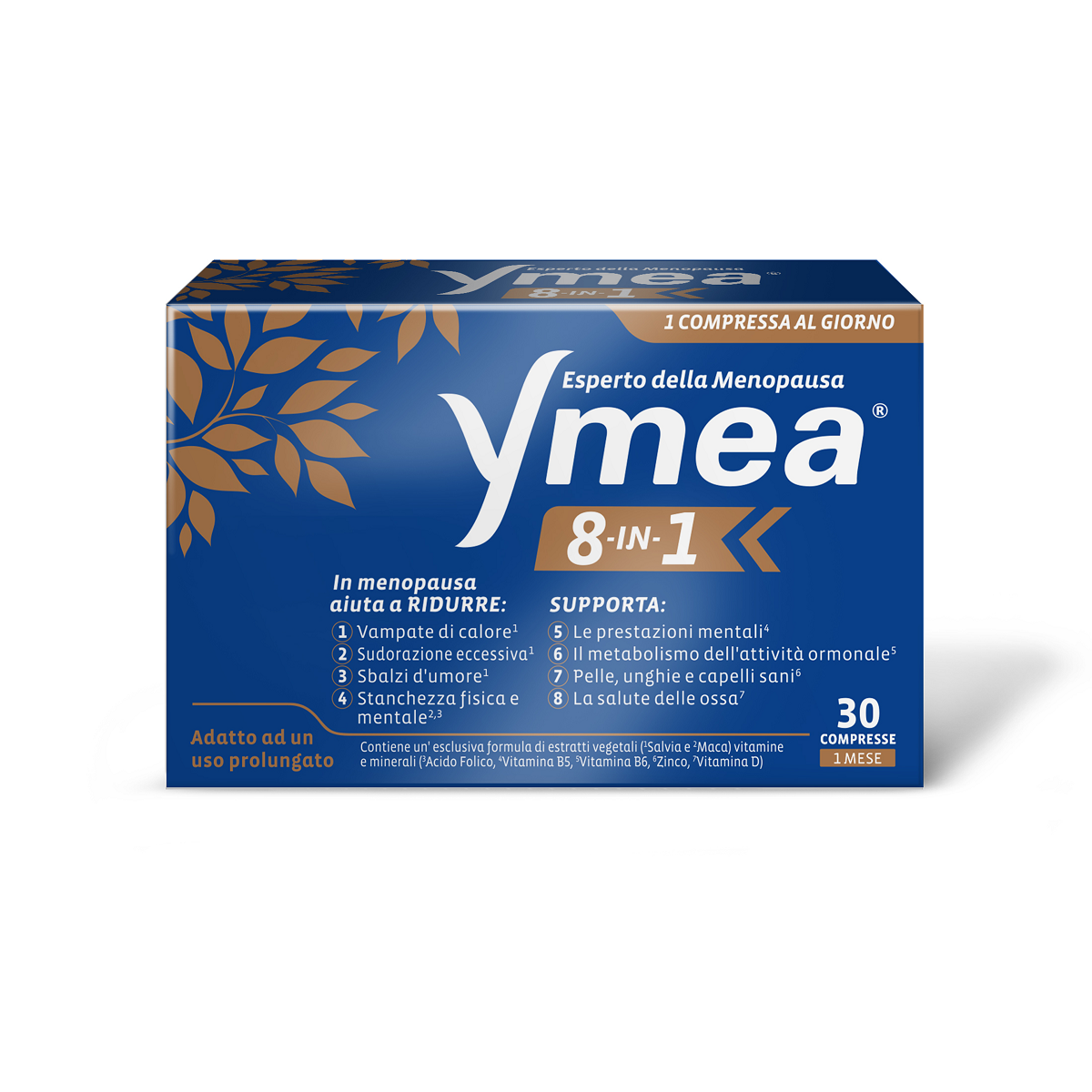 Image of Ymea 8-in-1 30 Compresse Integratore Menopausa